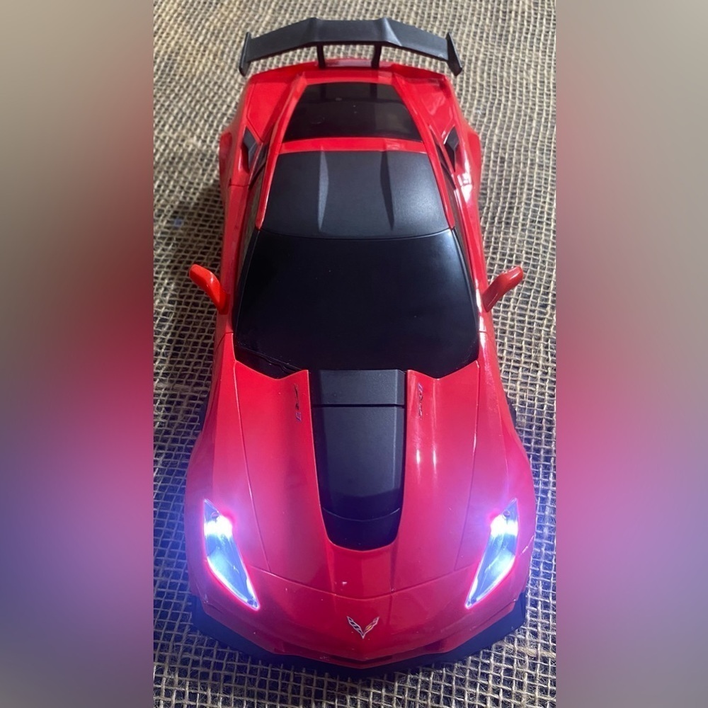 Sharper Image Wireless Remote Control RC Real Drive Chevrolet ZR1 Corvette Red - Picture 4 of 5